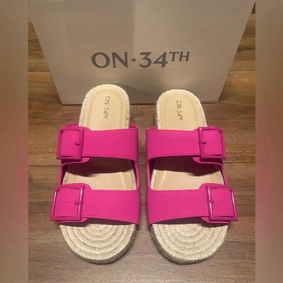 Women’s ON•34th Milaa Buckled Sandals - Picture 2 of 5